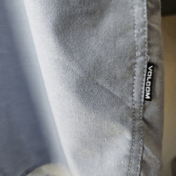 Volcom Modern Fit Oxford short-sleeved XL Blue - Picture 6 of 6